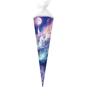 Cono scuola Goldbuch 85cm esagonale unicorno viola Diana