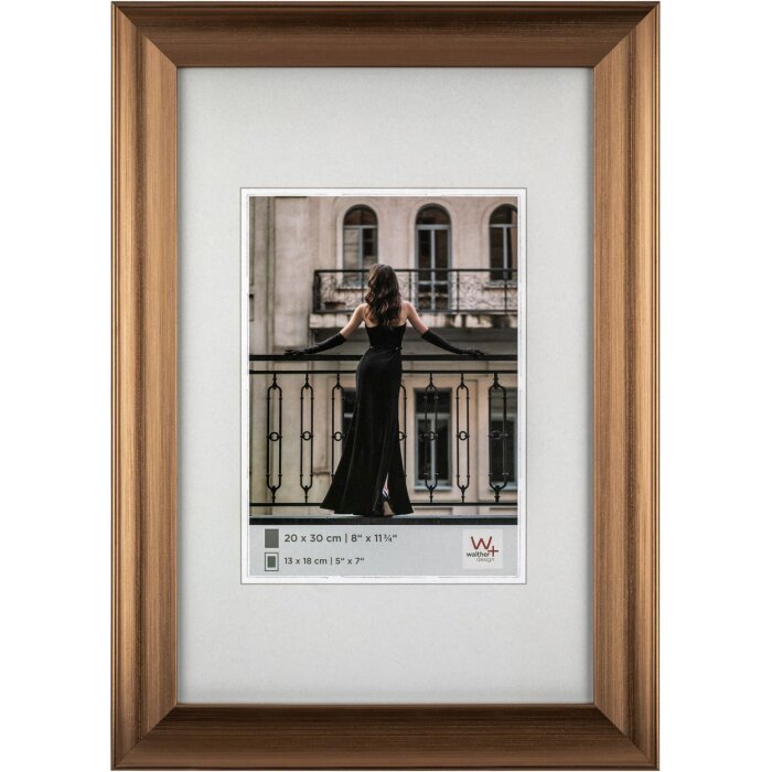 Telaio design Walther Venezia 40x50 cm bronzo