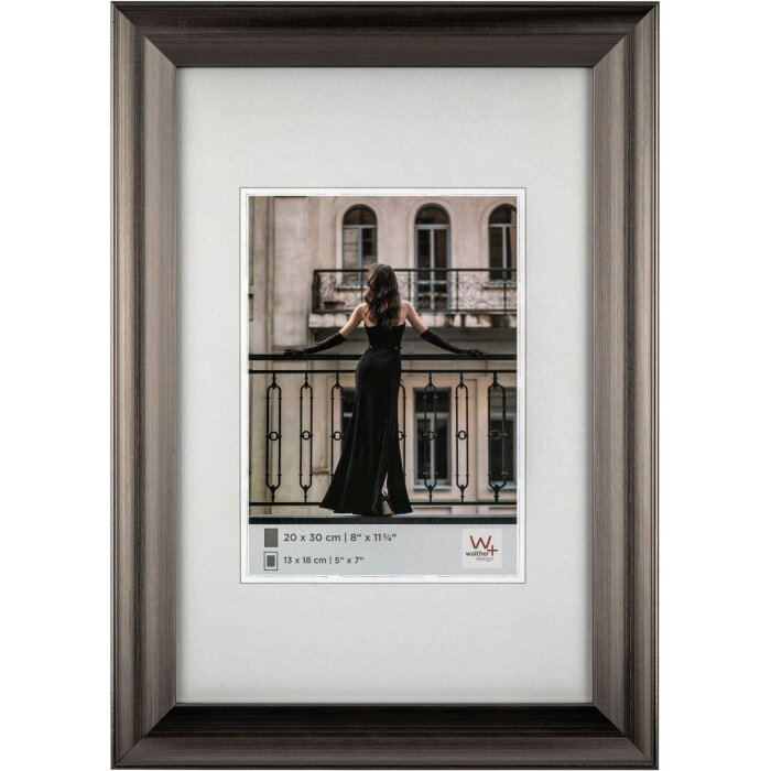 Walther cornice Venezia 15x20 cm in acciaio