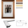Cornice Walther Venezia in legno lucido da 13x18 a 40x50 cm