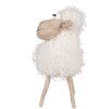 Clayre & Eef 65274 Decorazione Pecora 16x16x30 cm Bianco