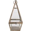 Clayre & Eef 65277 Lanterna 19x19x45 cm Marrone