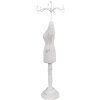 Clayre & Eef 65309 Portagioie 12x12x39 cm Bianco