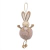 Clayre & Eef 65346 Decorazione Ciondolo Coniglio 7x4x15 cm Rosa
