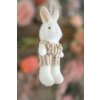 Clayre & Eef 65347 Decorazione Ciondolo Coniglio 6x4x14 cm Bianco