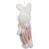 Clayre & Eef 65348 Decorazione Ciondolo Coniglio 6x4x14 cm Bianco