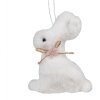 Ciondolo Clayre & Eef Gioielli Coniglio Bianco 7x3x10 cm
