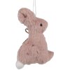 Clayre & Eef 65351 Ciondolo decorativo coniglio 7x3x10 cm Rosa