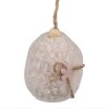 Clayre & Eef 65356 Uovo decorativo a sospensione Ø 5x7 cm Beige