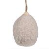 Clayre & Eef 65356 Uovo decorativo a sospensione Ø 5x7 cm Beige