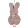 Clayre & Eef 65360 Ciondolo decorativo coniglio 6x2x11 cm Rosa