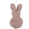 Clayre & Eef 65360 Ciondolo decorativo coniglio 6x2x11 cm Rosa