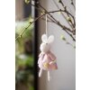 Clayre & Eef 65362 Ciondolo decorativo coniglio 6x3x13 cm Rosa