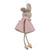Clayre & Eef 65365 Ciondolo decorativo coniglio 6x3x13 cm Rosa