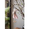 Clayre & Eef 65365 Ciondolo decorativo coniglio 6x3x13 cm Rosa