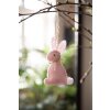 Clayre & Eef 65373 Ciondolo decorativo coniglio 6x1x10 cm Rosa