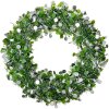 Clayre & Eef 65490 Decorazione Corona di Natale Ø 30x4 cm Verde