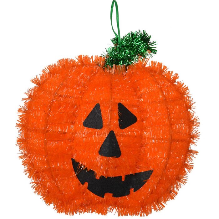 Clayre & Eef 65503 Decorazione murale Zucca 27x3x26 cm Arancione
