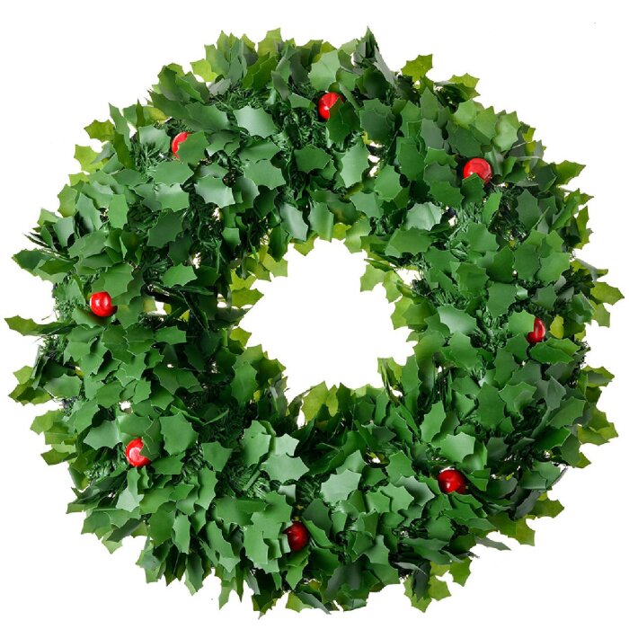 Clayre & Eef 65523 Decorazione ghirlanda natalizia verde Ø 40x6 cm