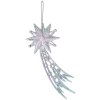 Clayre & Eef 65609 Stella appendiabiti decorativa 15x1x6 cm in colore argento