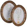 Clayre & Eef 2F1039 Cornice per foto 16x2x21 cm / 13x18 cm Colore oro