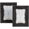 Clayre & Eef 2F1048 Portafoto 18x2x23 cm / 13x18 cm Nero Marrone