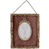 Clayre & Eef 2F1052 Cornice per foto 23x3x28 cm / 10x15 cm Colore oro