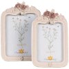Clayre & Eef 2F1054 Cornice rosa 16x2x25 cm 13x18 cm Romantica