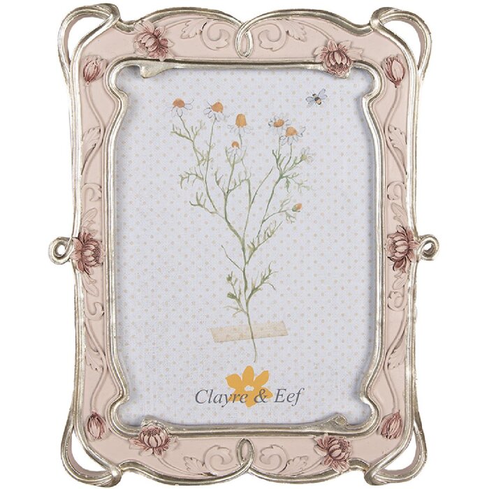 Clayre & Eef 2F1056 Portafoto 19x2x24 cm / 13x18 cm Rosa