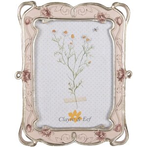 Clayre & Eef 2F1056 Portafoto 19x2x24 cm / 13x18 cm Rosa