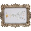 Clayre & Eef 2F1071 Cornice per foto 17x2x22 cm / 10x15 cm Colore oro