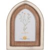 Clayre & Eef 2F1080 Portafoto 16x2x21/10x15 cm Marrone Beige