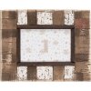 Clayre & Eef 2F1093 Portafoto 20x2x25 cm / 10x15 cm Marrone Bianco