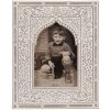 Clayre & Eef 2F1095 Portafoto 18x1x23 cm / 10x15 cm Bianco Marrone