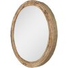 Clayre & Eef 52S305 Specchio da parete rotondo Marrone Verde Ø 60x6 cm