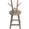 Clayre & Eef 5H0682 Tavolo per piante 30x30x70 cm Marrone