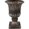 Clayre & Eef 5MG0024 Fioriera Decorazione Marrone Nero Ø 49x72 cm