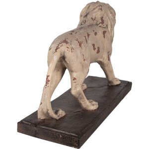 Clayre & Eef 5MG0029 Decorazione Leone 55x23x40 cm Beige Marrone