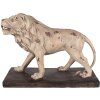 Clayre & Eef 5MG0029 Decorazione Leone 55x23x40 cm Beige Marrone