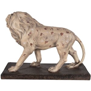 Clayre & Eef 5MG0030 Decorazione Leone 55x23x40 cm Beige Marrone