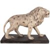 Clayre & Eef 5MG0030 Decorazione Leone 55x23x40 cm Beige Marrone