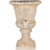 Clayre & Eef 5MG0032 Vaso da fiori a muro Beige 54x27x76 cm