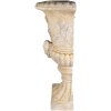 Clayre & Eef 5MG0032 Vaso da fiori a muro Beige 54x27x76 cm