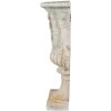 Clayre & Eef 5MG0033 Vaso di fiori da parete Beige 47x23x77 cm per una decorazione elegante