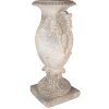 Clayre & Eef 5MG0035 Decorazione vaso da fiori 34x26x60 cm Beige Grigio