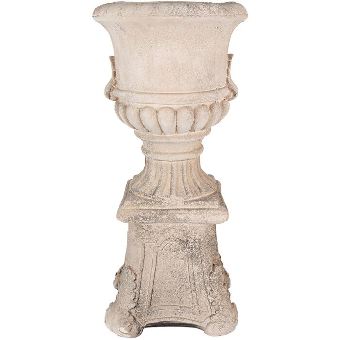 Clayre & Eef 5MG0036 Decorazione vaso di fiori 33x33x69 cm Beige