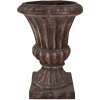 Clayre & Eef 5MG0037 Vaso da fiori decorativo 40x40x52 cm Marrone