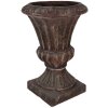 Clayre & Eef 5MG0037 Vaso da fiori decorativo 40x40x52 cm Marrone