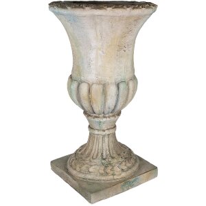 Clayre & Eef 5MG0038 Vaso di fiori Verde Beige 44x44x75 cm Decorazione