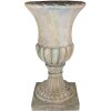 Clayre & Eef 5MG0038 Vaso di fiori Verde Beige 44x44x75 cm Decorazione